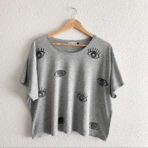 Cropped Tee by Local Artist Jenny Lemons